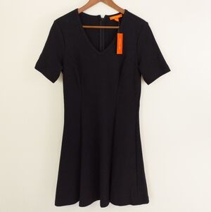 Joe Fresh Fit and Flare Mini Dress Black Size Small New